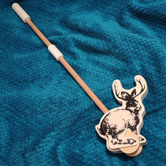 Jackalope Wooden Push 'n' Pull Walking Toy - Picture 2 of 4